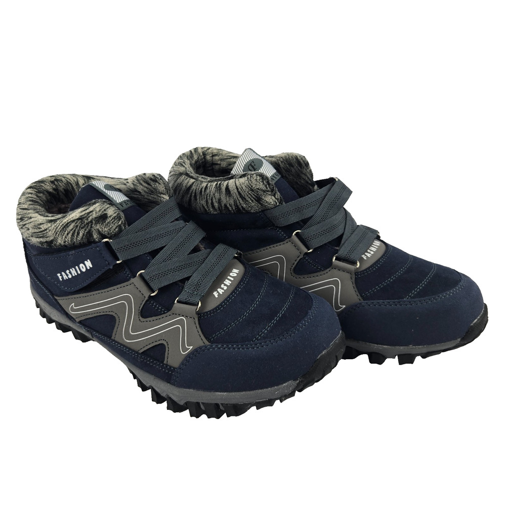 Women's Fashion Faux Fur Sneaker Slip-ons - Size (EU 43) - US 9.5